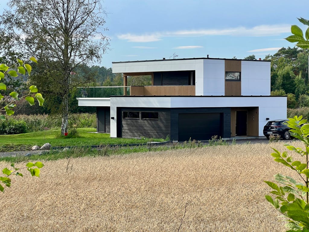 Funkishuset U-4010 bygget for kunde i Tønsberg