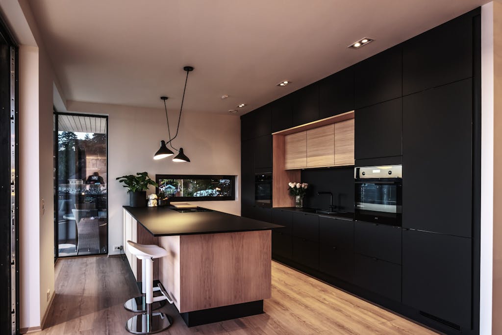 Urbanhus bygget i kristiansand, funkis nybygg med moderne stil.