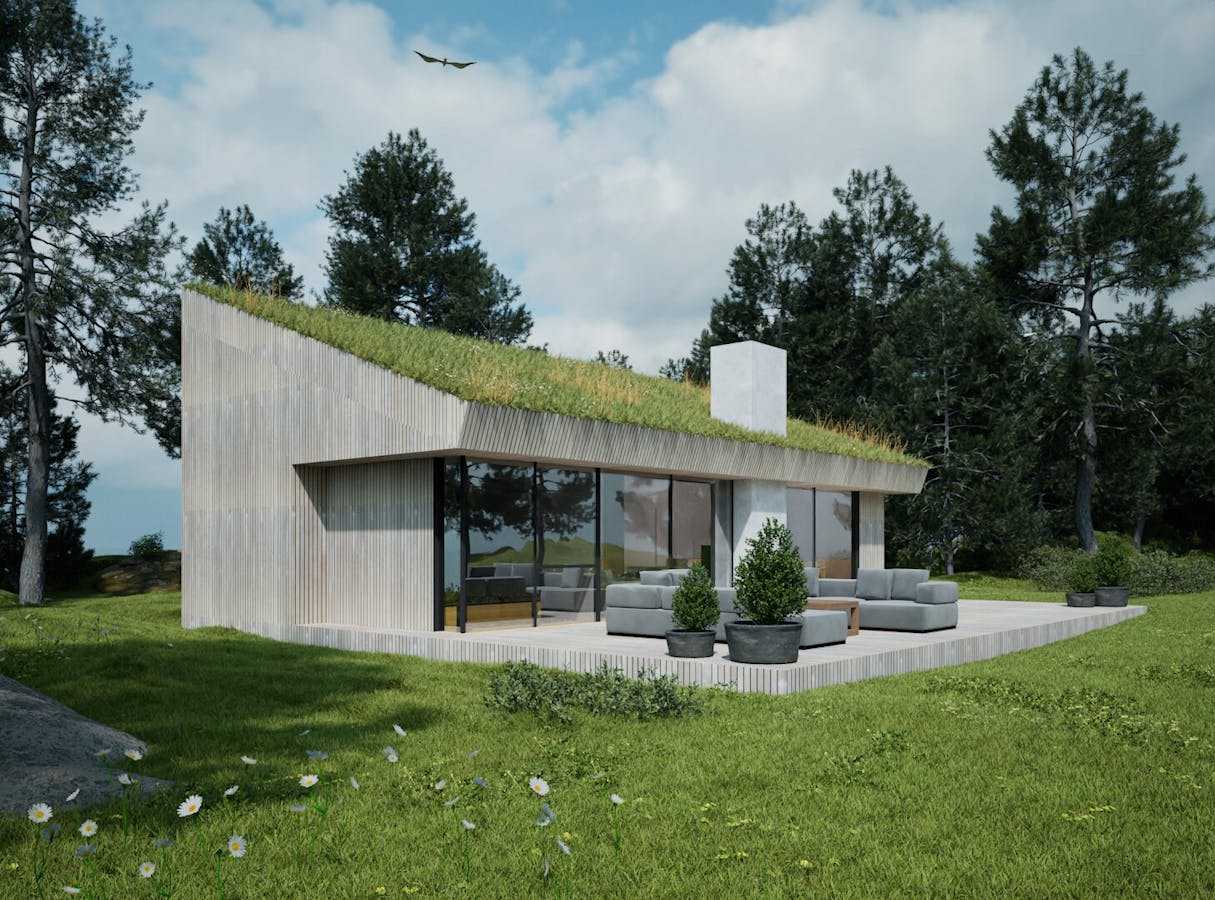 Unik Urban sommerhytte med hems