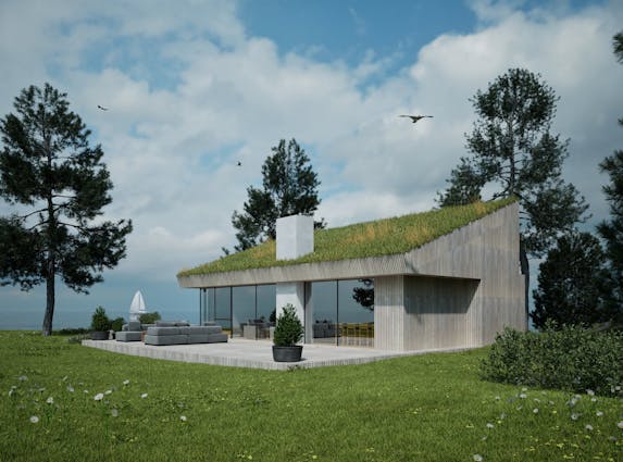 Unik Urban sommerhytte med hems