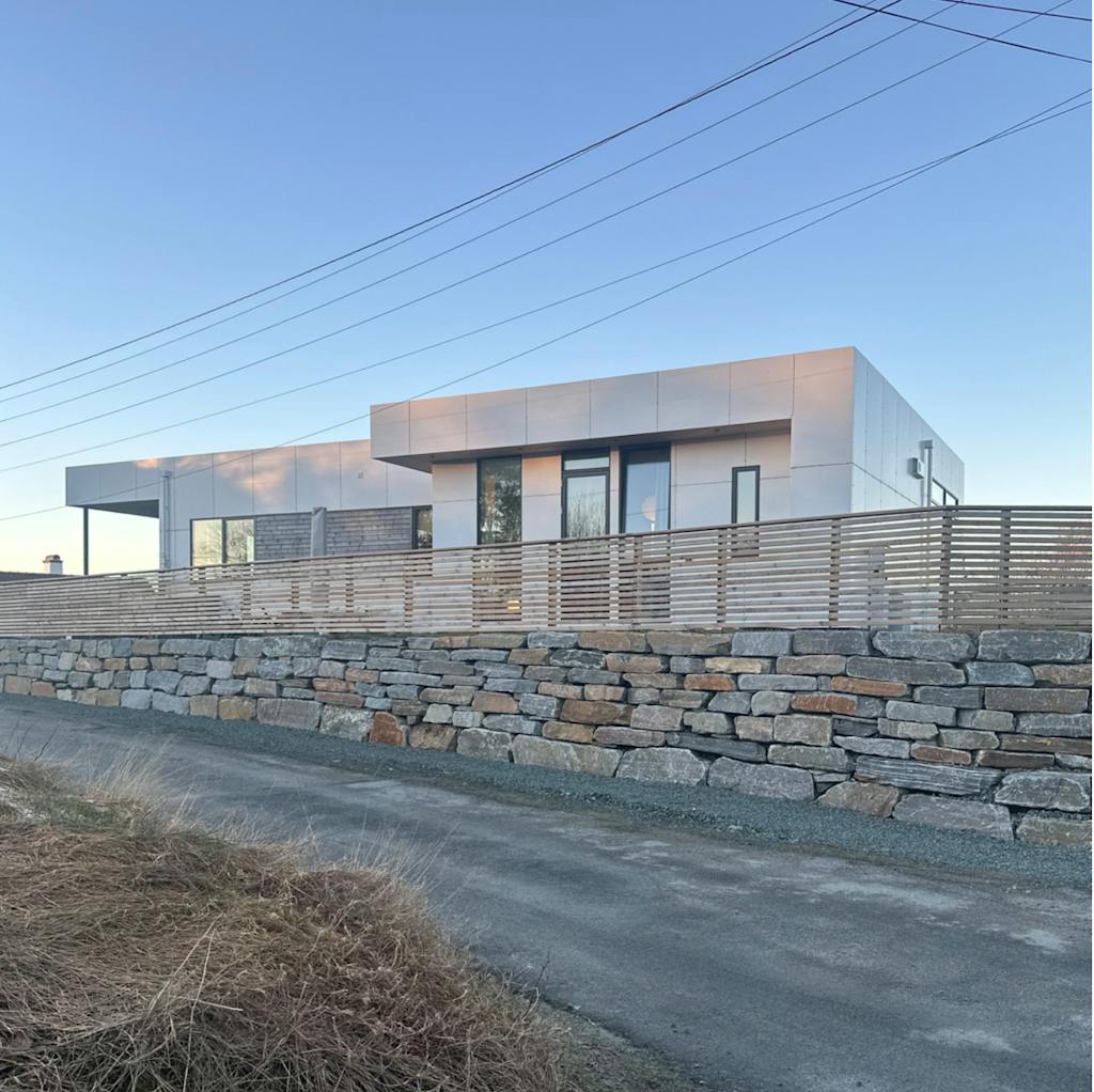 Nybygg Haugesund, funkishus i byggeprosess