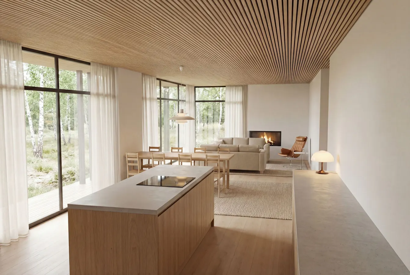 Innvendig 3D tegninger av Urbanhus U-1060