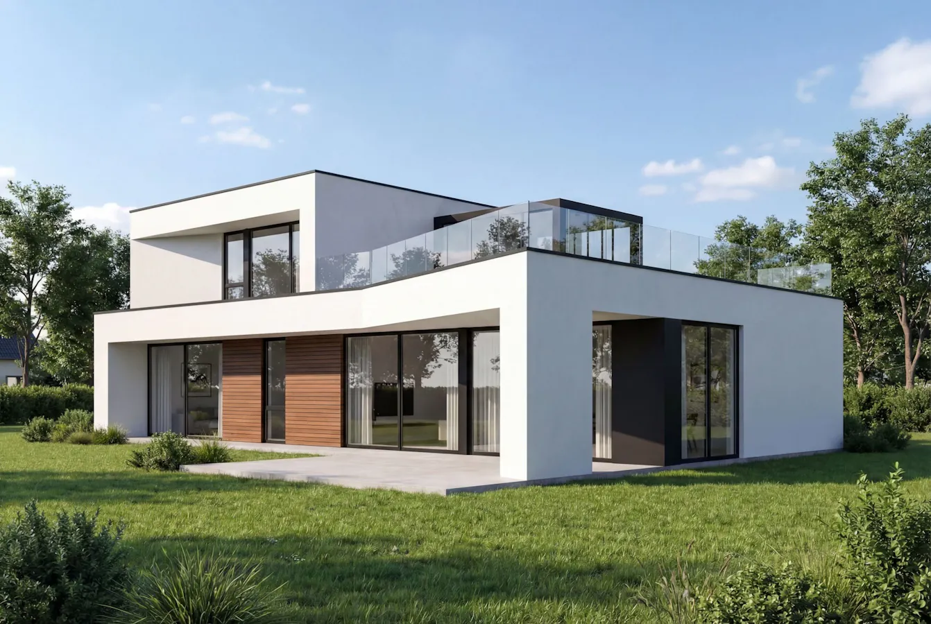 Funkisbolig U-5020, moderne bolig med god plass til hele familien